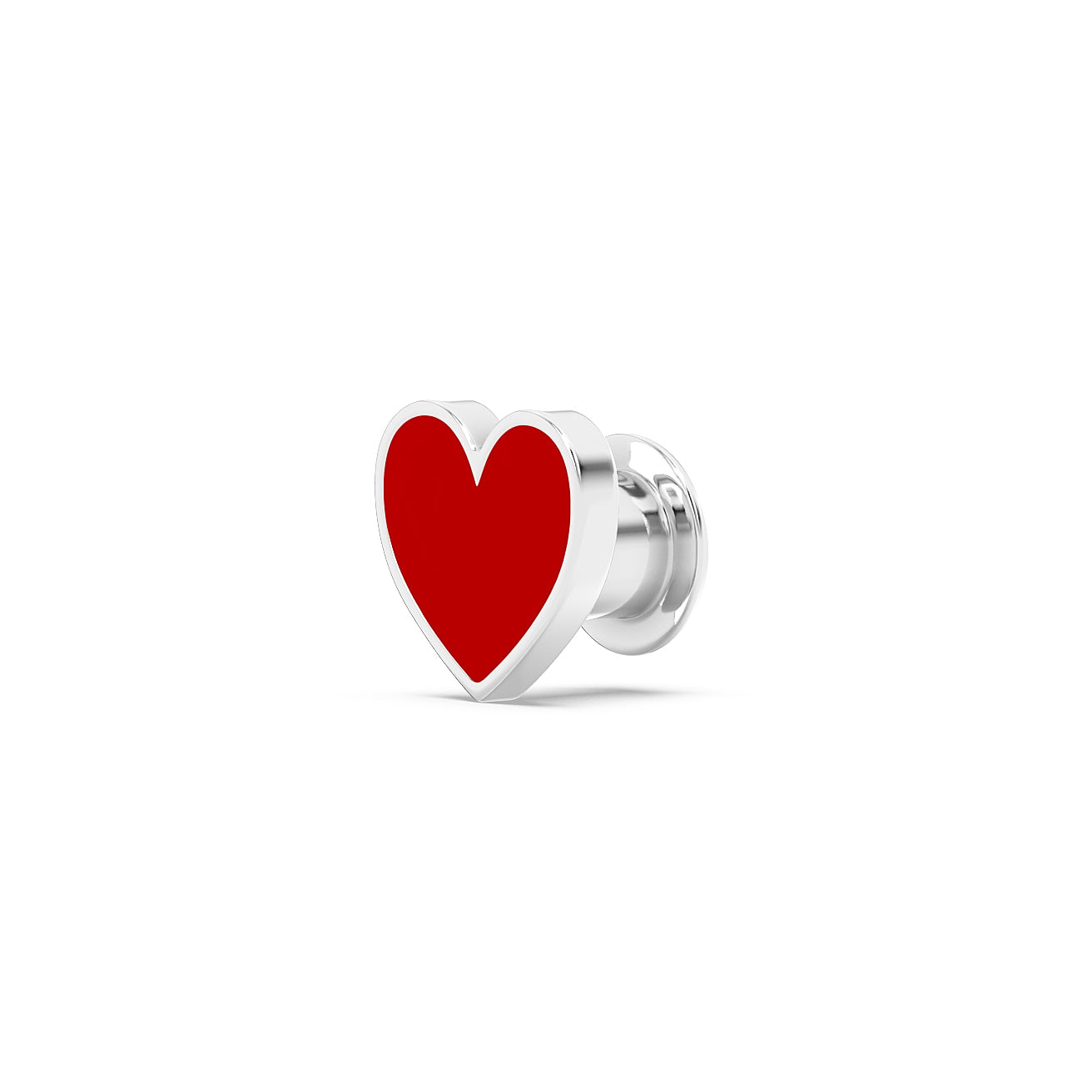 Red Heart Watch Pin