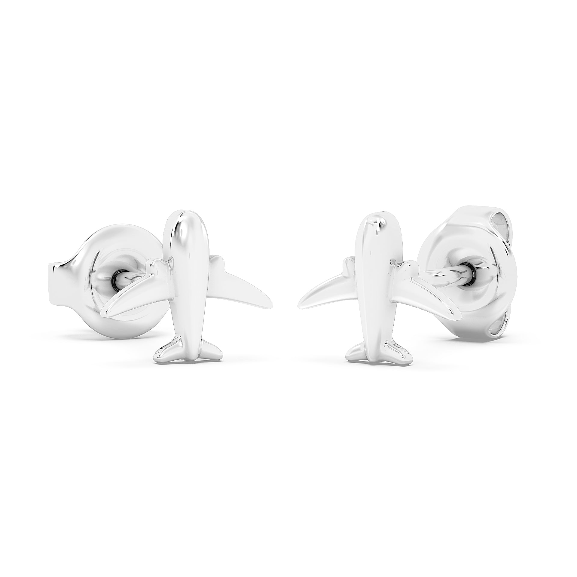 Airplane Stud Earrings