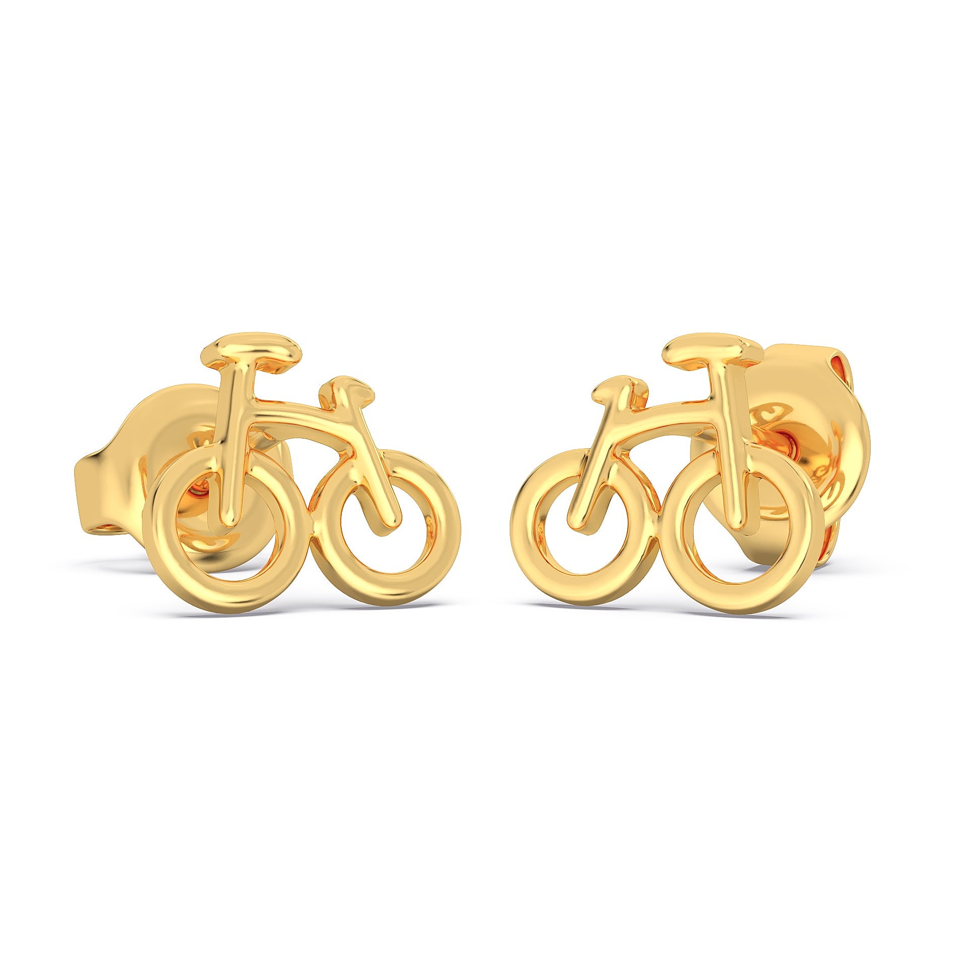 Cycle Stud Earrings