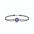 Evil Eye Black Thread Bracelet Blue