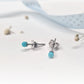 The Teeny Turquoise Earrings