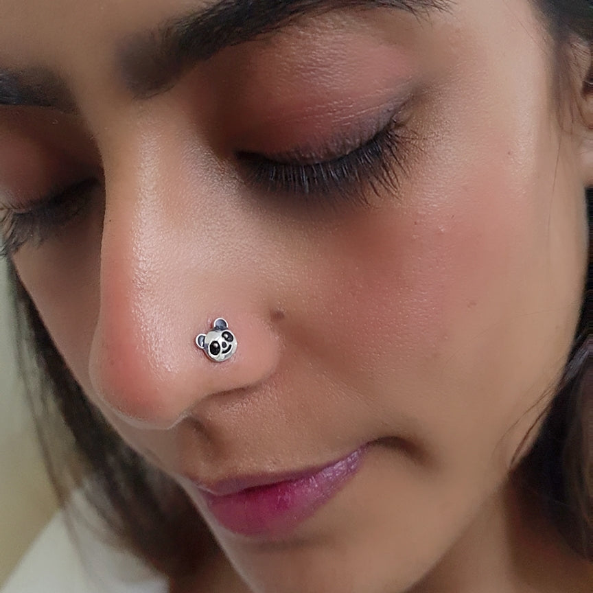 Panda Nose Pin
