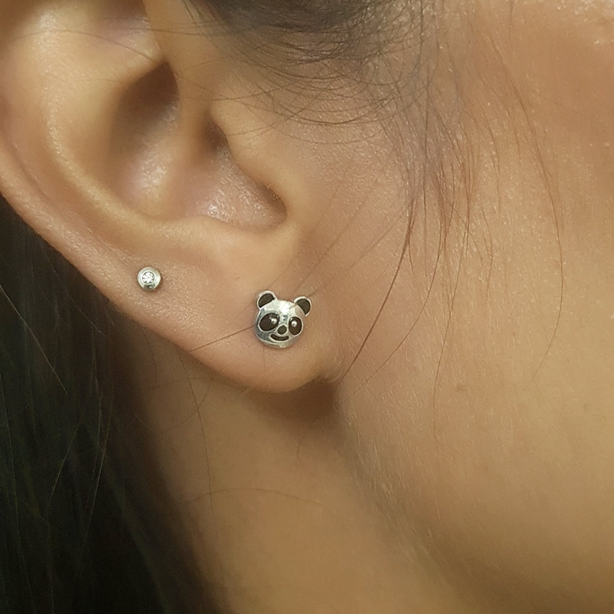 Panda Stud Earrings