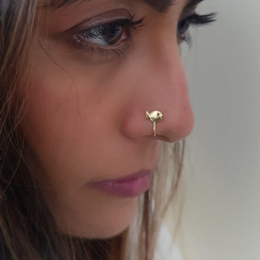 Fish Nose Pin