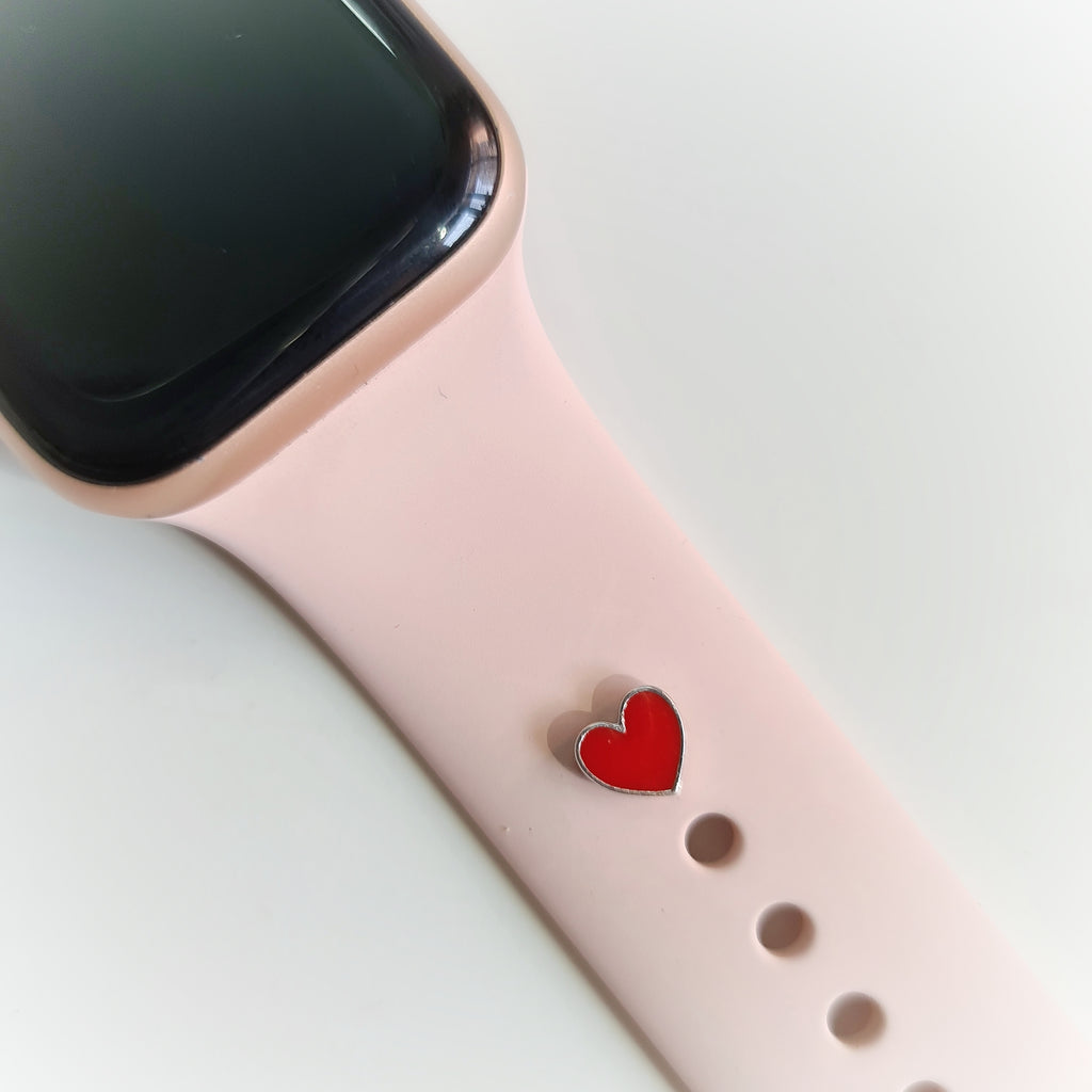 Red Heart Watch Pin
